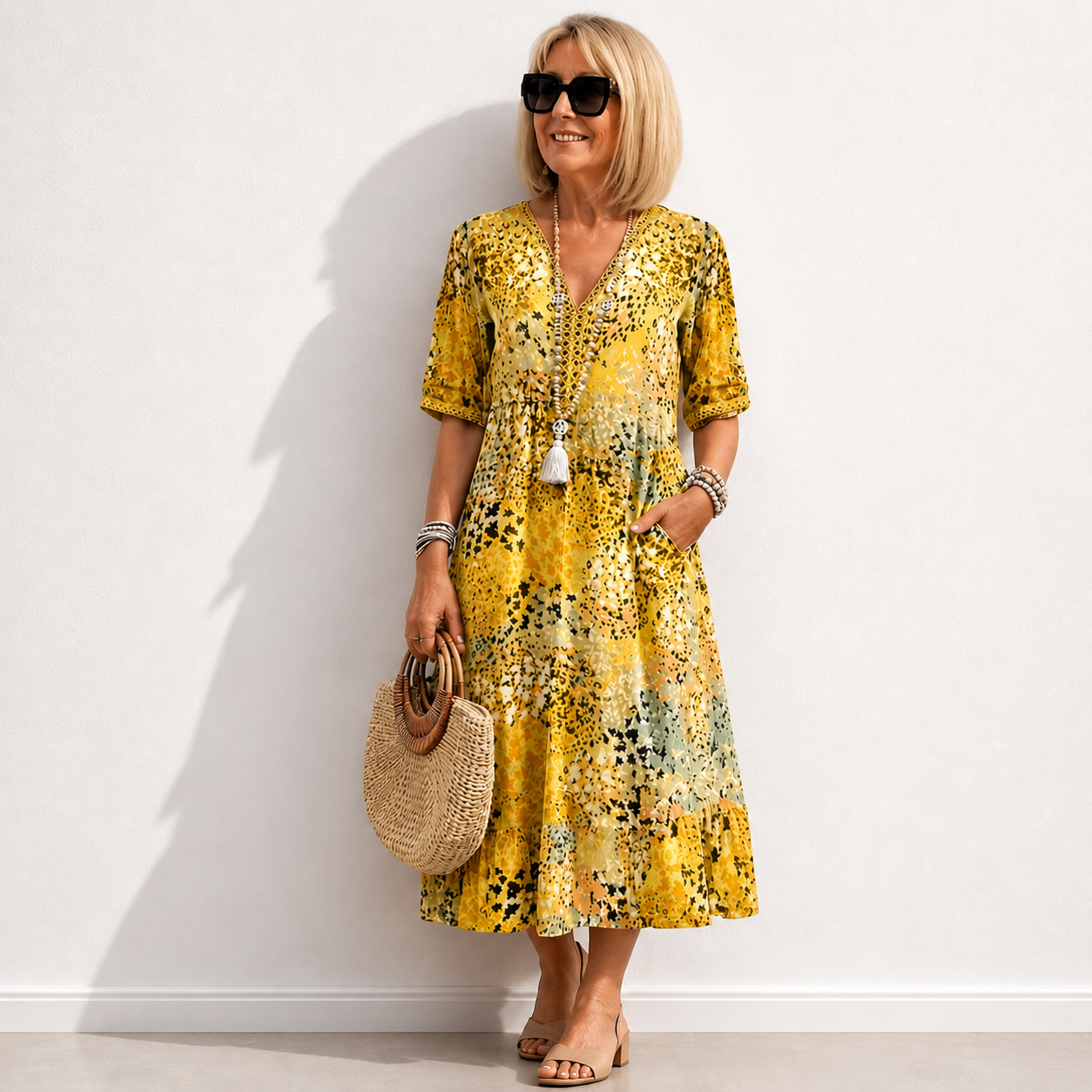 Short Sleeve Summer Dress