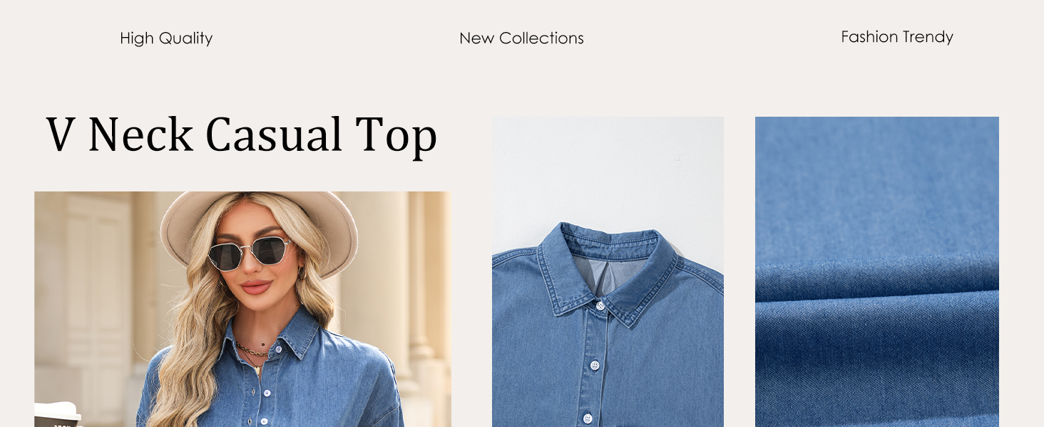 oversized denim shirt