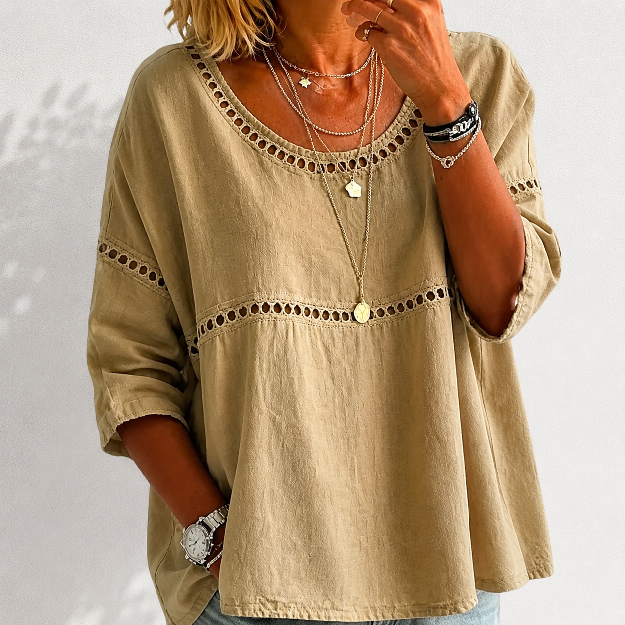 New Arrivals🔥 Women's Vintage Abstrct Casual Loose Blouse Shirt