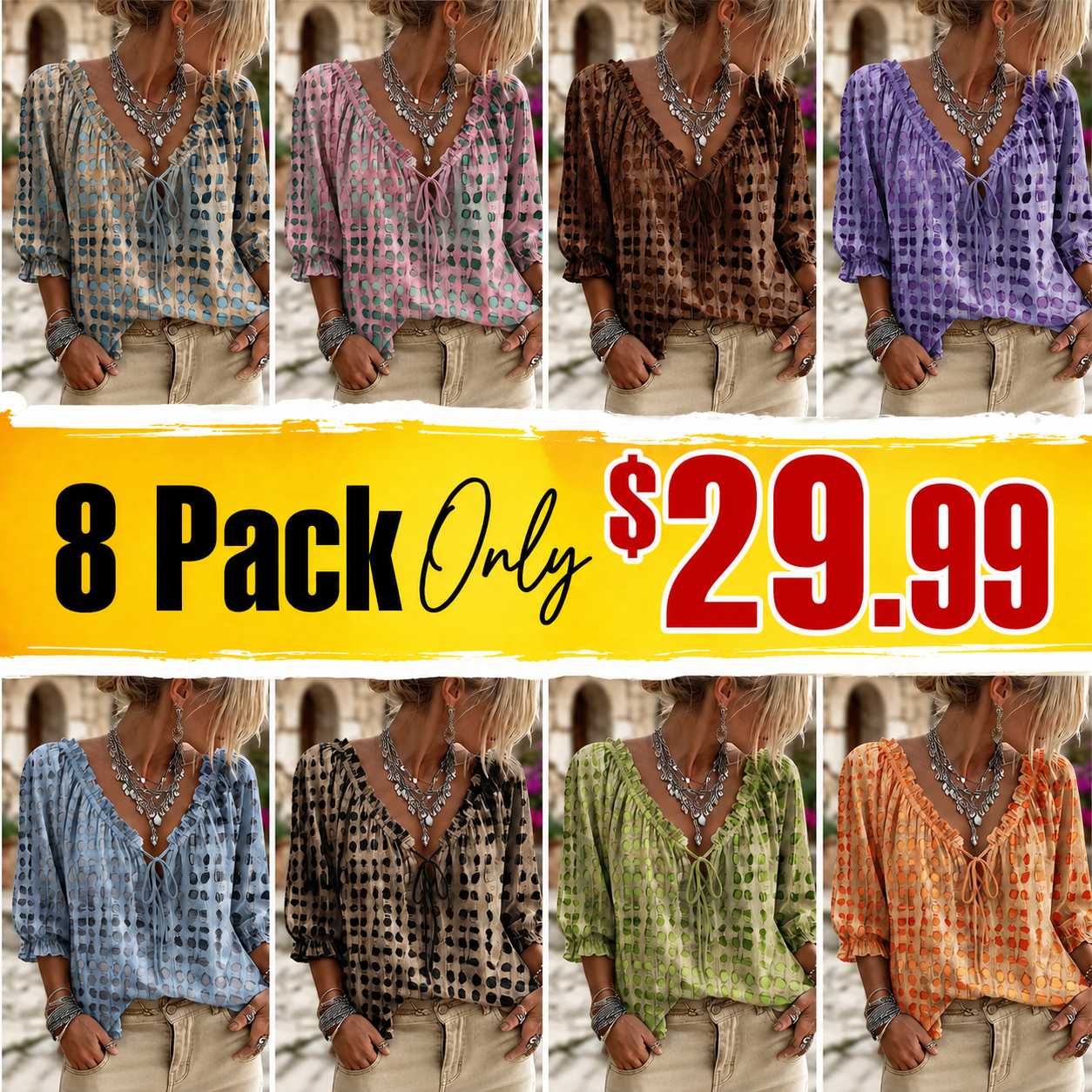 Boho Polka Dots, Effortless Summer Vibe