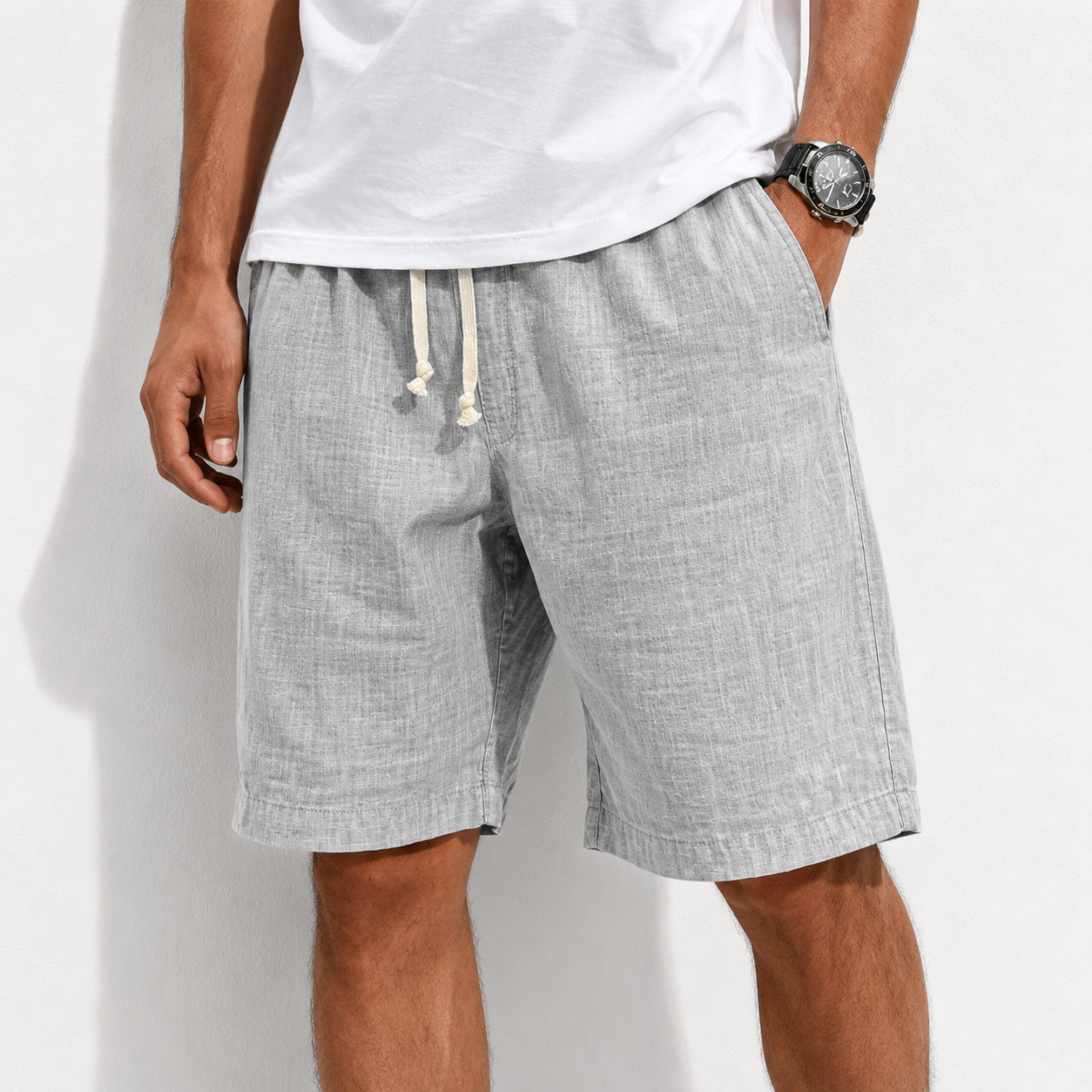 Men Can’t Get Enough of These Cozy Linen Shorts
