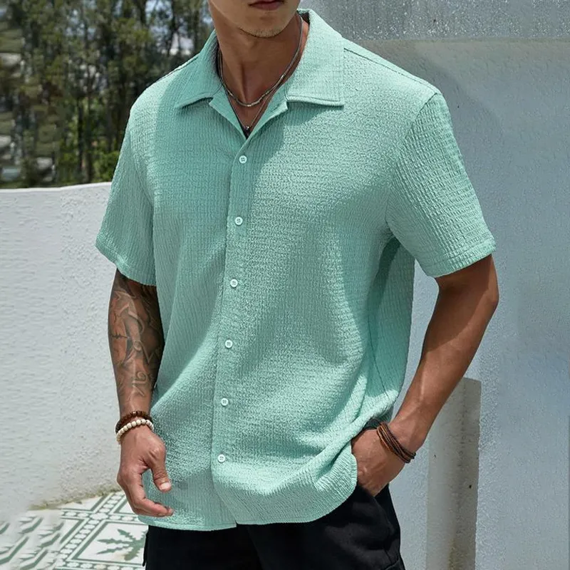 Men's Textured Knit Shirt