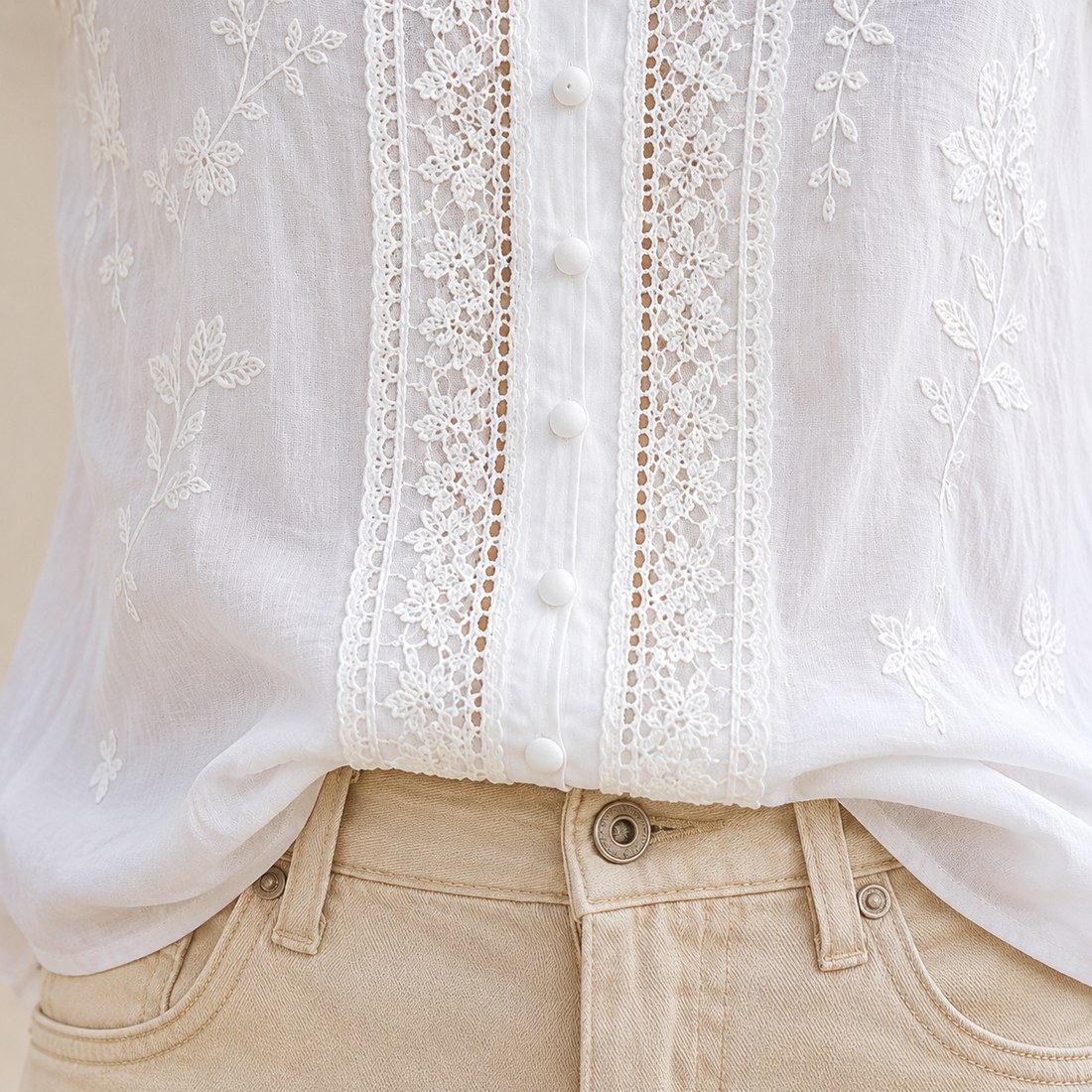 Button Front Detail