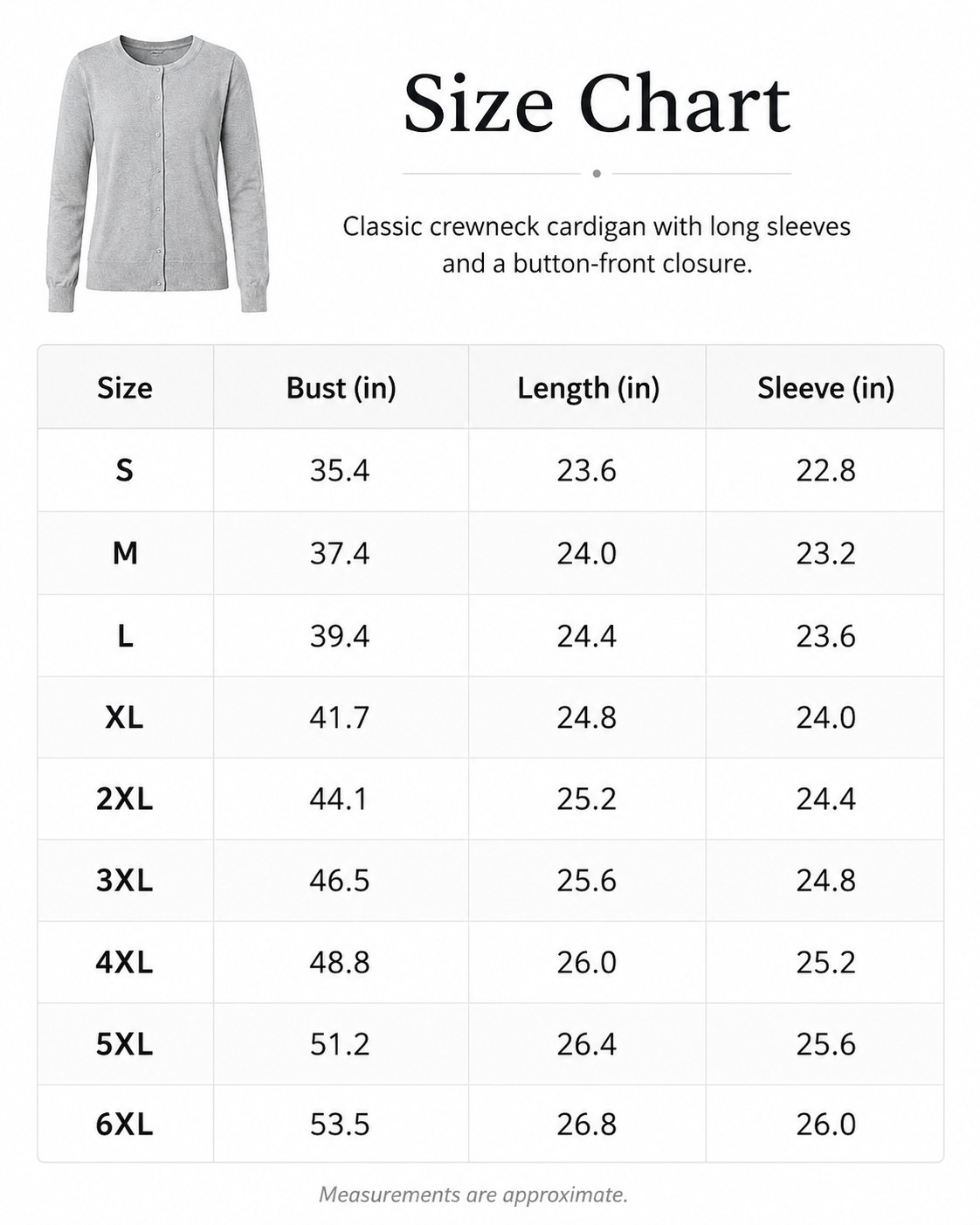 Size Guide