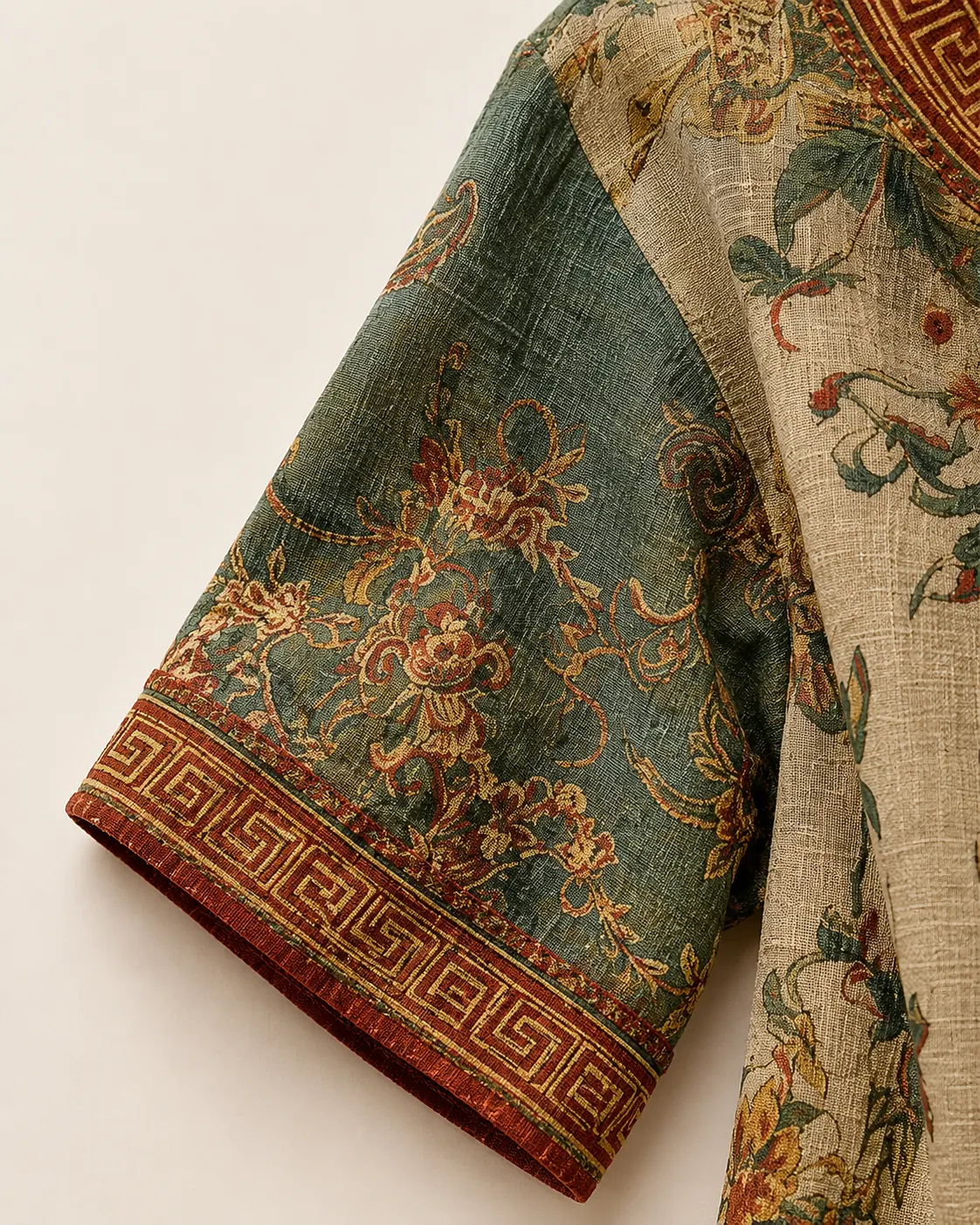 Short sleeve border detail
