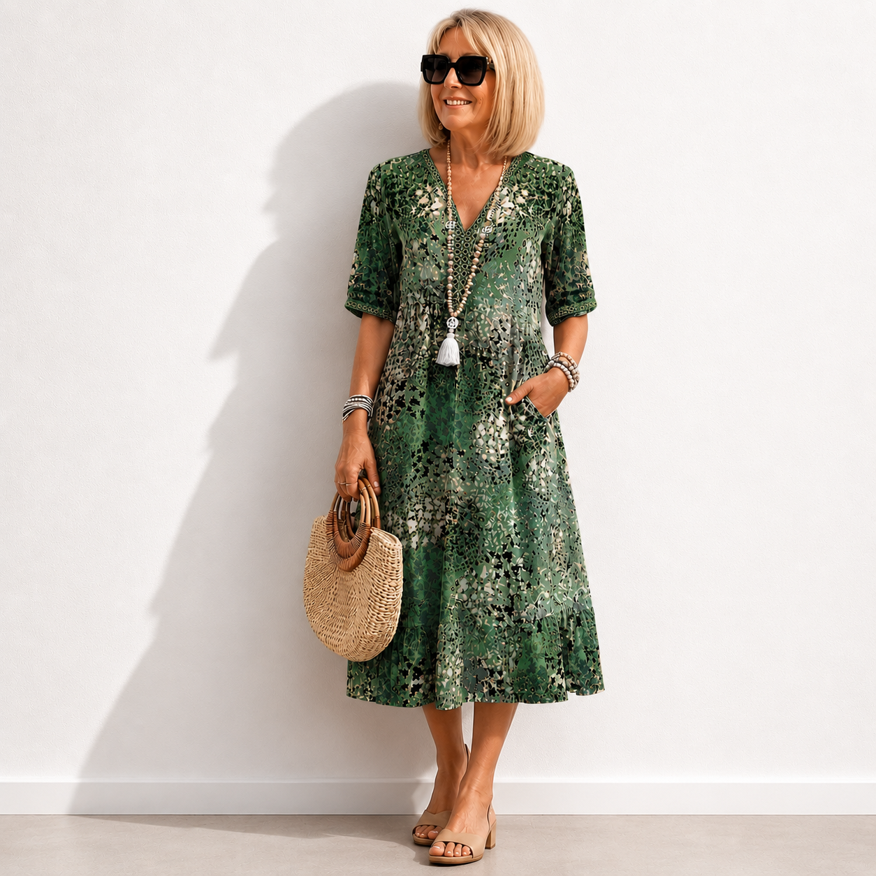 Short Sleeve Summer Dress
