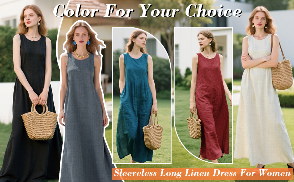 linen dress for women