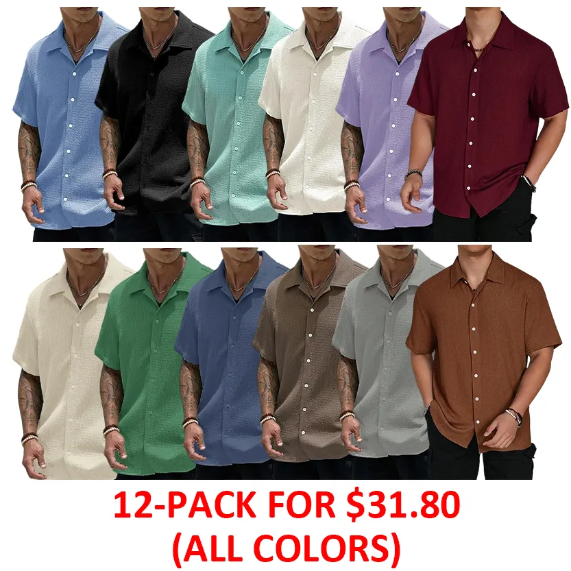 Men's Textured Knit Shirt