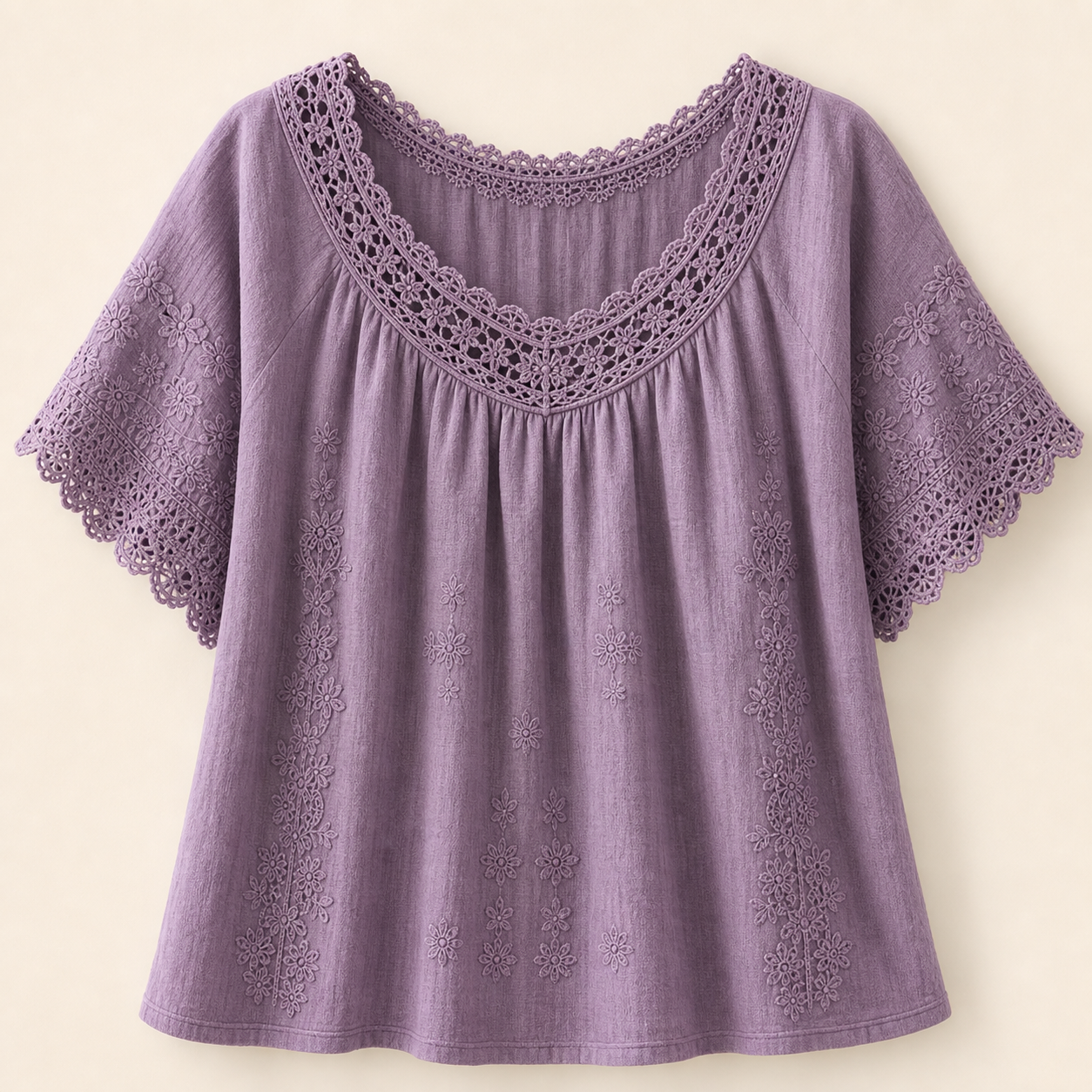 🔥CLEARANCE SALE🔥 Vintage Lace Summer Blouse