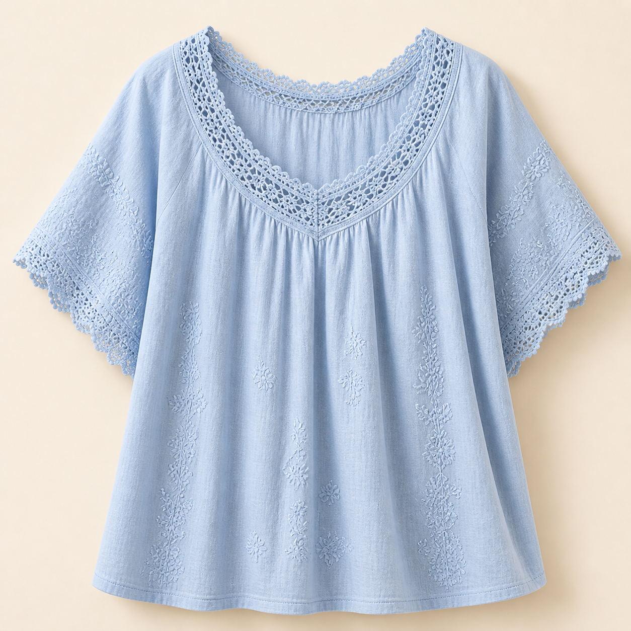 🔥CLEARANCE SALE🔥 Vintage Lace Summer Blouse