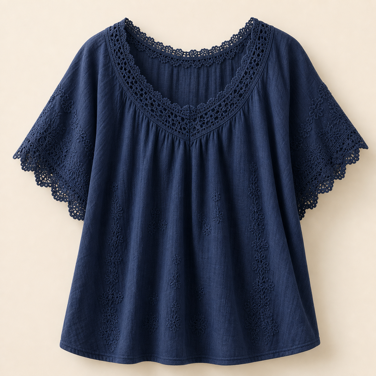 🔥CLEARANCE SALE🔥 Vintage Lace Summer Blouse