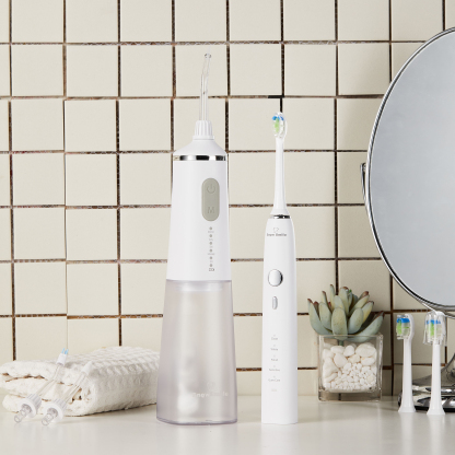 Snow Smile® Schall-Elektrische Zahnbürste & Munddusche Kombi