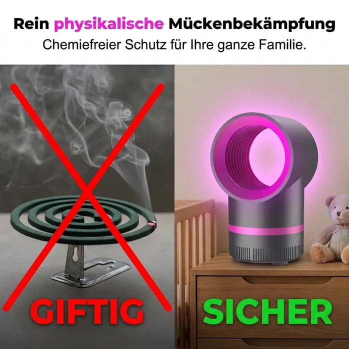 🥳HEISSER SALE 2026🥳💞50.000+ VERKAUFT!👵❤️ 50 % RABATT!  USB-betriebene LED-Mückenvernichtungslampe