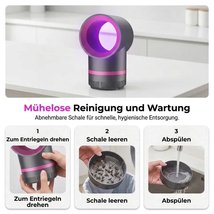 🥳HEISSER SALE 2026🥳💞50.000+ VERKAUFT!👵❤️ 50 % RABATT!  USB-betriebene LED-Mückenvernichtungslampe