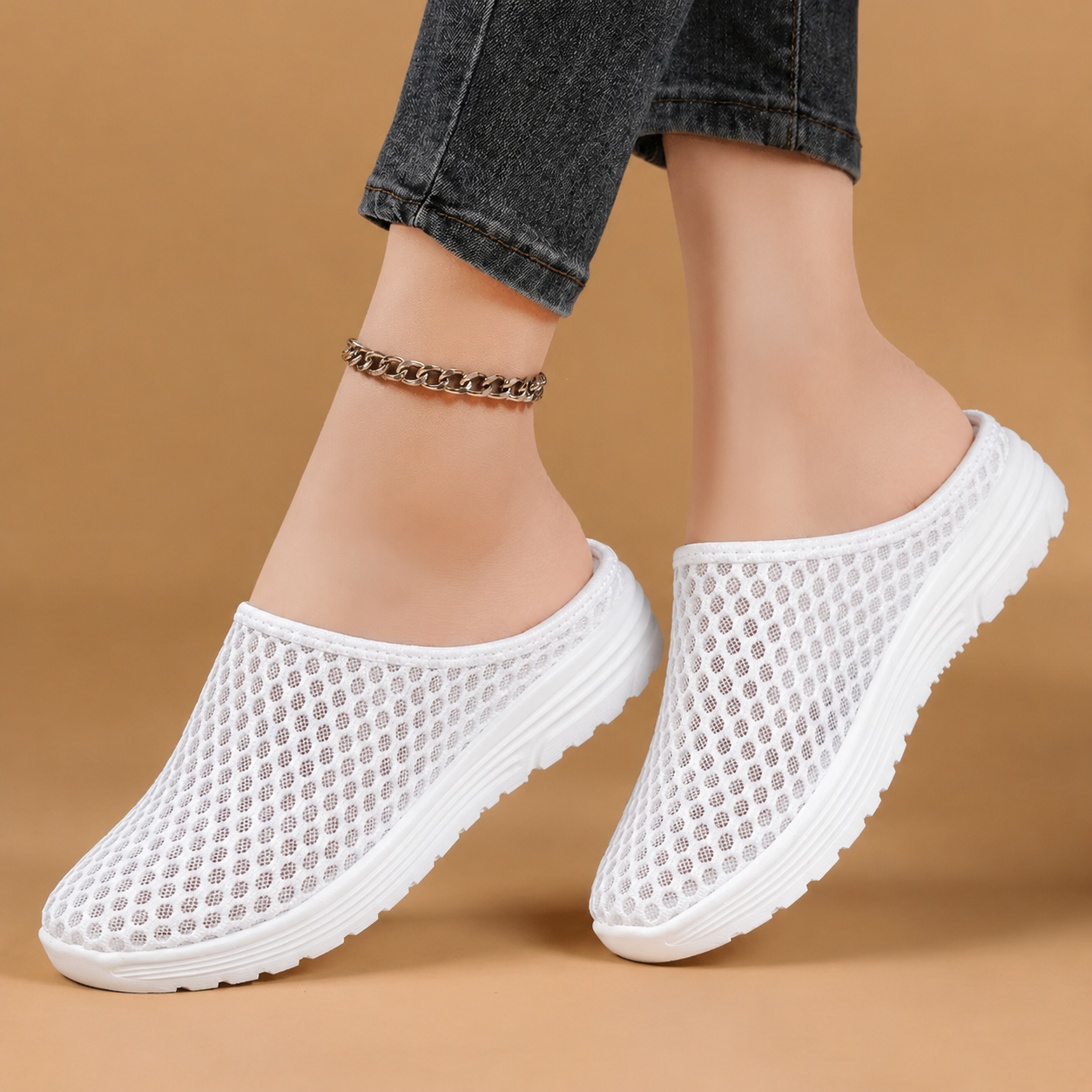 Bequeme, atmungsaktive Mesh-Slipper für den Alltag