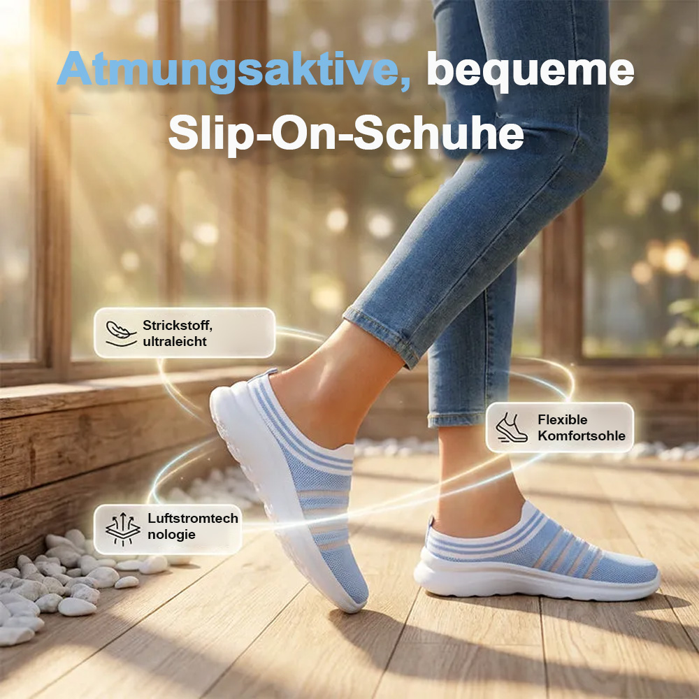 ✨Atmungsaktive Mesh-Slip-On-Mule-Sneaker für Damen-𝐋𝐄𝐓𝐙𝐓𝐄𝐑 𝐓𝐀𝐆: 𝟖𝟎 % 𝐑𝐀𝐁𝐀𝐓𝐓