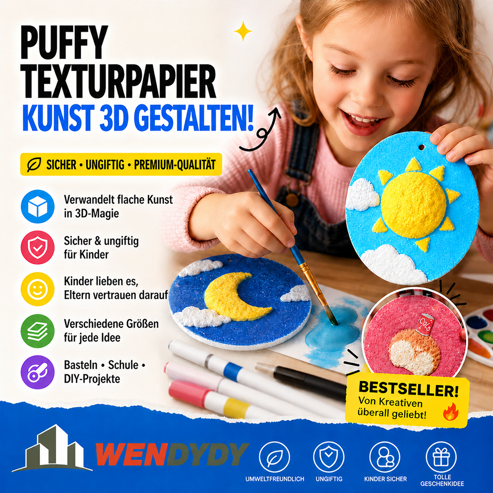 👑 IEY® 3D-Quellpapier | 50 % Rabatt auf den zweiten Artikel