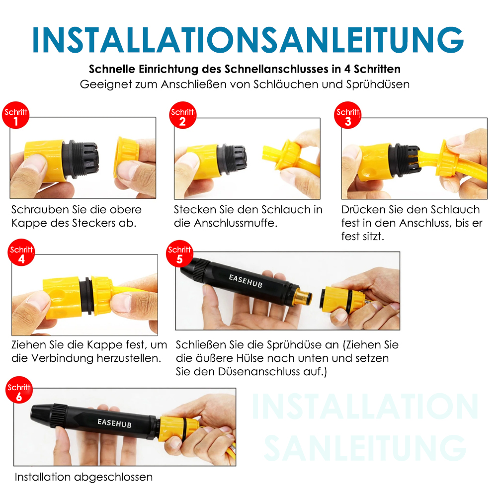 👑 Leistungsstarker Hochdruckreiniger für Auto, Zuhause & Garten - ⏰LETZTER TAG: 80 % RABATT