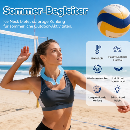 🇩🇪2026 Neuer wiederverwendbarer Kühl-Nackentube mit PCM-Kühlgel – tragbarer Ice-Cooler für sofortige Erfrischung im Sommer & Outdoor