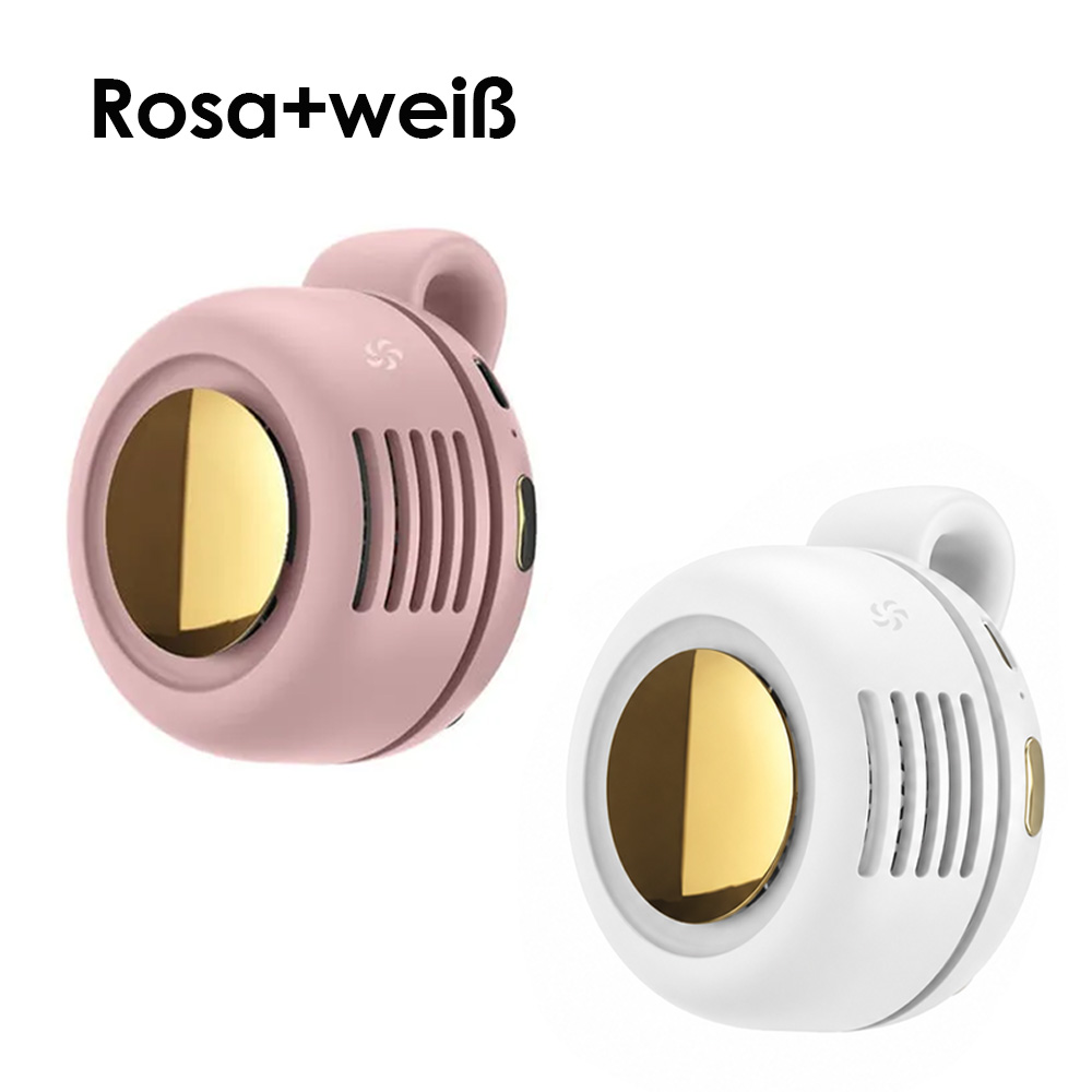 🔥360° Rotatable Portable Mini Clip-on Fan ❄️Tragbarer, leiser, blattloser Mini-Elektroventilator