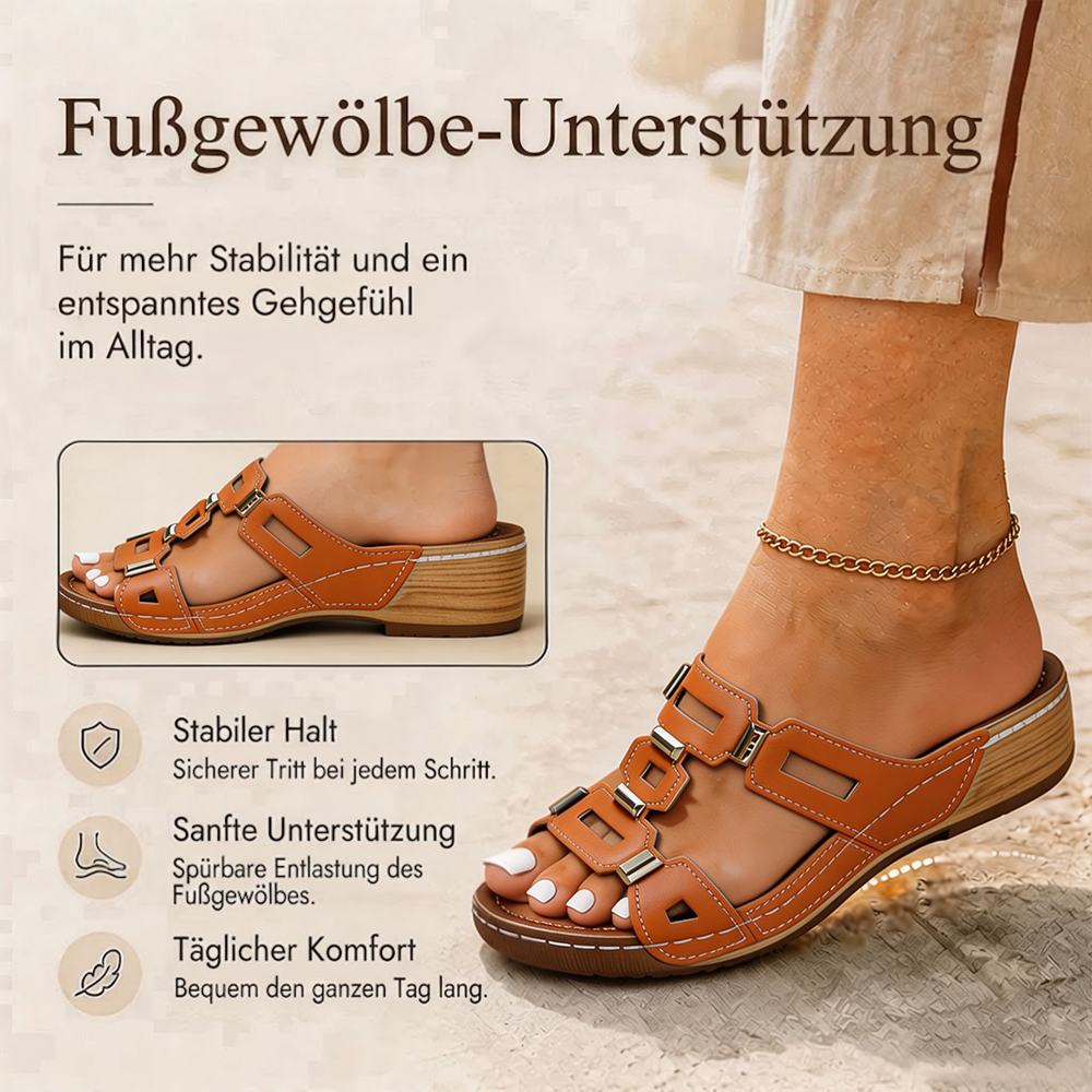 🏆 LETZTER TAG: 80 % RABATT 🏆 Bequeme orthopädische Sommersandalen mit Fußgewölbeunterstützung für den Alltag