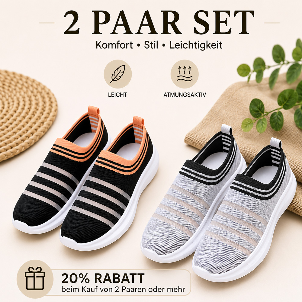 ✨Atmungsaktive Mesh-Slip-On-Mule-Sneaker für Damen-𝐋𝐄𝐓𝐙𝐓𝐄𝐑 𝐓𝐀𝐆: 𝟖𝟎 % 𝐑𝐀𝐁𝐀𝐓𝐓