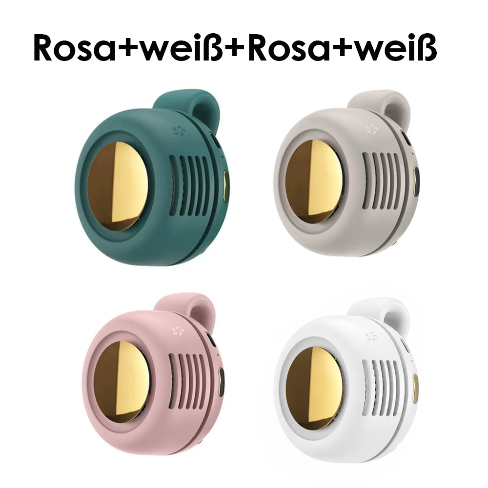 🔥360° Rotatable Portable Mini Clip-on Fan ❄️Tragbarer, leiser, blattloser Mini-Elektroventilator