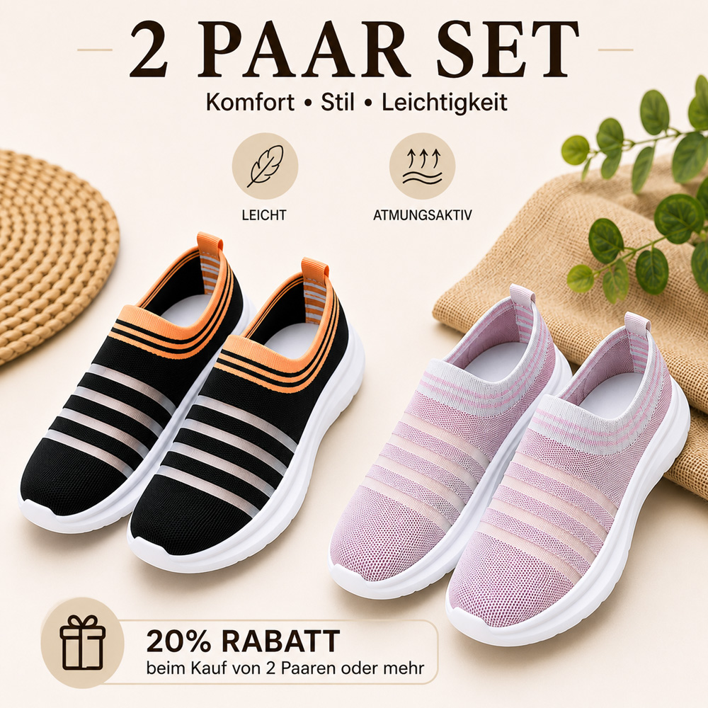 ✨Atmungsaktive Mesh-Slip-On-Mule-Sneaker für Damen-𝐋𝐄𝐓𝐙𝐓𝐄𝐑 𝐓𝐀𝐆: 𝟖𝟎 % 𝐑𝐀𝐁𝐀𝐓𝐓
