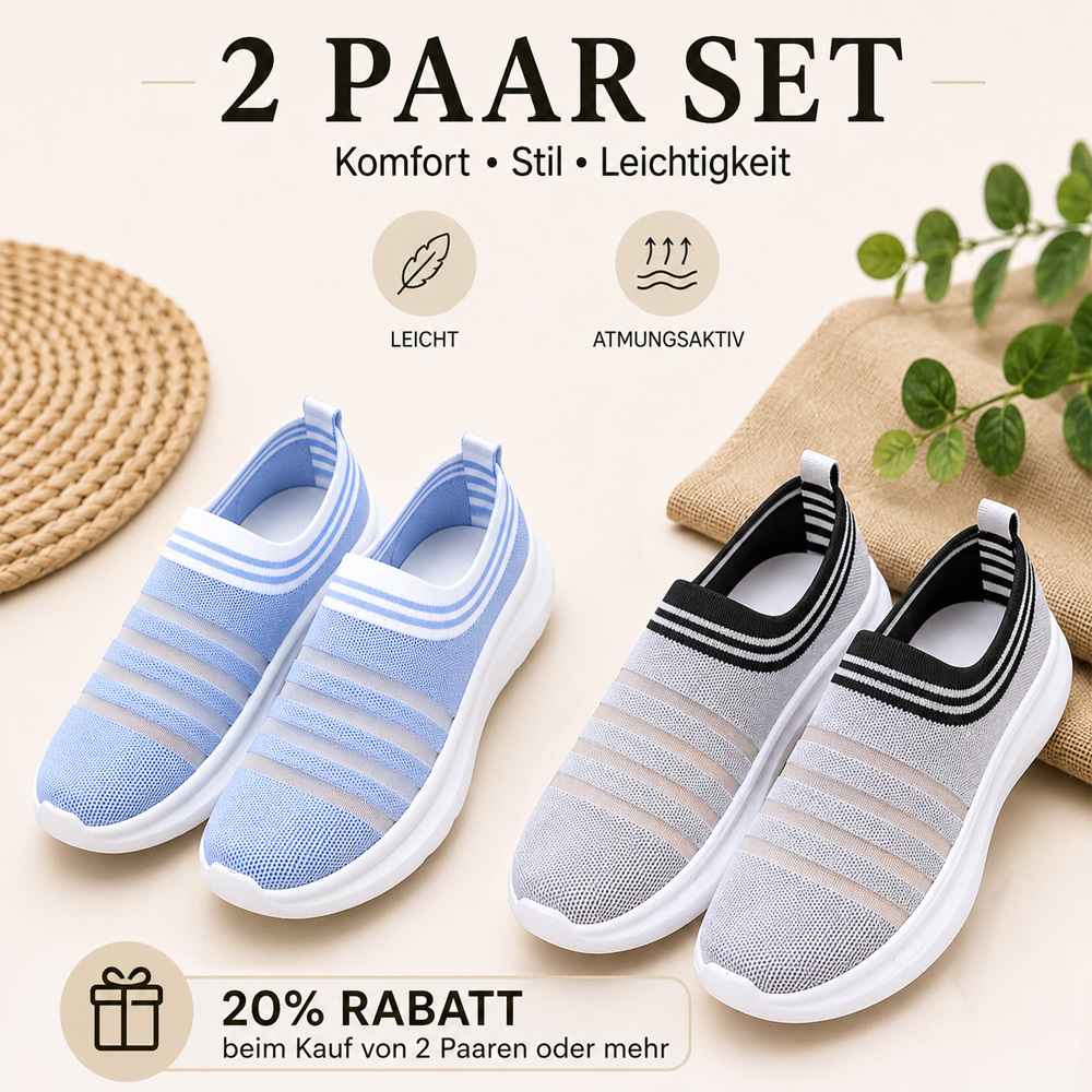 ✨Atmungsaktive Mesh-Slip-On-Mule-Sneaker für Damen-𝐋𝐄𝐓𝐙𝐓𝐄𝐑 𝐓𝐀𝐆: 𝟖𝟎 % 𝐑𝐀𝐁𝐀𝐓𝐓