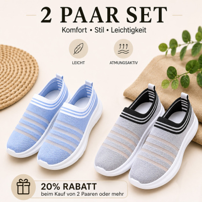 ✨Atmungsaktive Mesh-Slip-On-Mule-Sneaker für Damen-𝐋𝐄𝐓𝐙𝐓𝐄𝐑 𝐓𝐀𝐆: 𝟖𝟎 % 𝐑𝐀𝐁𝐀𝐓𝐓