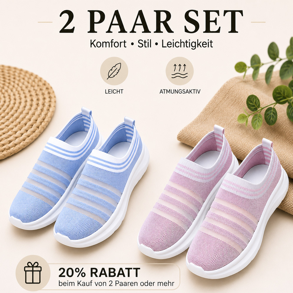 ✨Atmungsaktive Mesh-Slip-On-Mule-Sneaker für Damen-𝐋𝐄𝐓𝐙𝐓𝐄𝐑 𝐓𝐀𝐆: 𝟖𝟎 % 𝐑𝐀𝐁𝐀𝐓𝐓