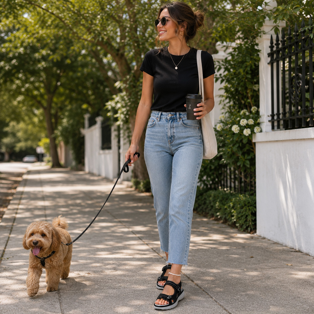 ✨ 𝐋𝐄𝐓𝐙𝐓𝐄𝐑 𝐓𝐀𝐆: 𝟖𝟎 % 𝐑𝐀𝐁𝐀𝐓𝐓🏆 Orthopädische Komfort-Sandalen für Damen – Leicht & Rutschfest