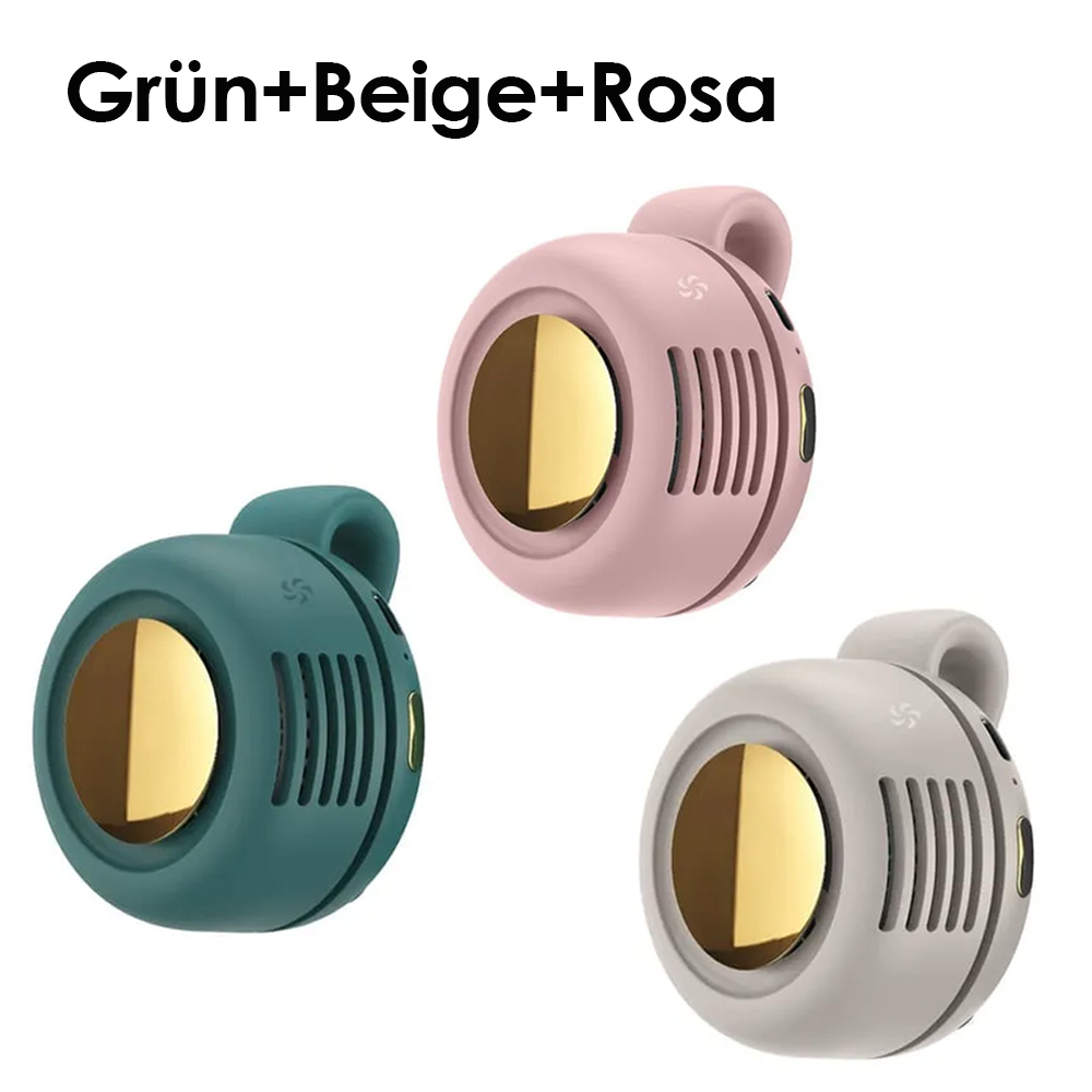 ✨2026 Sommer-Hit ❄️ Smart 360° Tragbarer Mini-Ventilator – Blattloses Design mit Freihändiger Kühlung