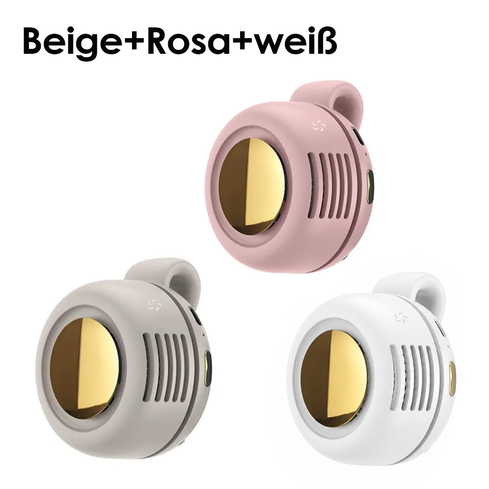 ✨2026 Sommer-Hit ❄️ Smart 360° Tragbarer Mini-Ventilator – Blattloses Design mit Freihändiger Kühlung