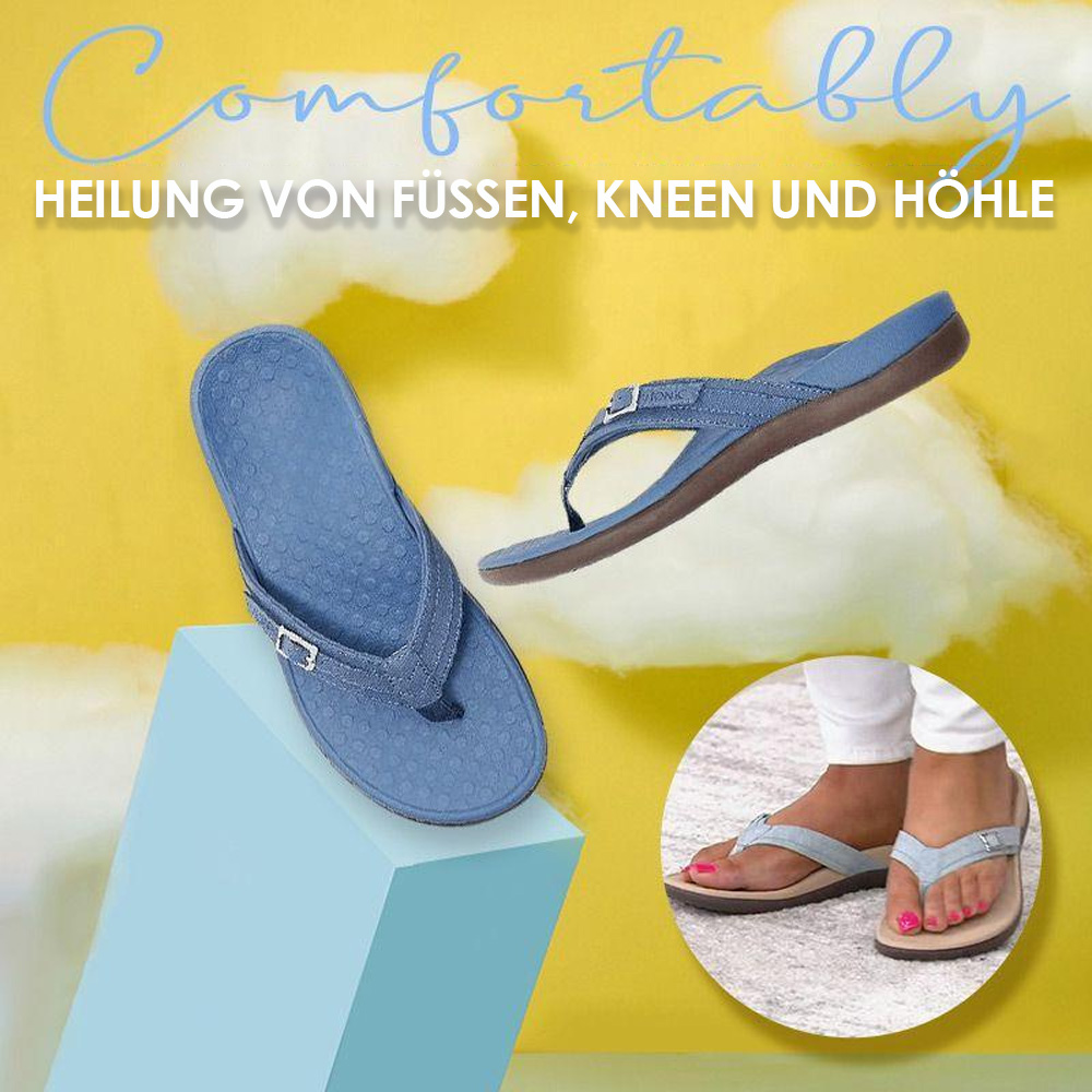 🏰Last Day Promotion 60% OFF - Orthopedic Arch Support Flip Flops ✅Feel Pain-Free and Light on Your Feet All Day Long