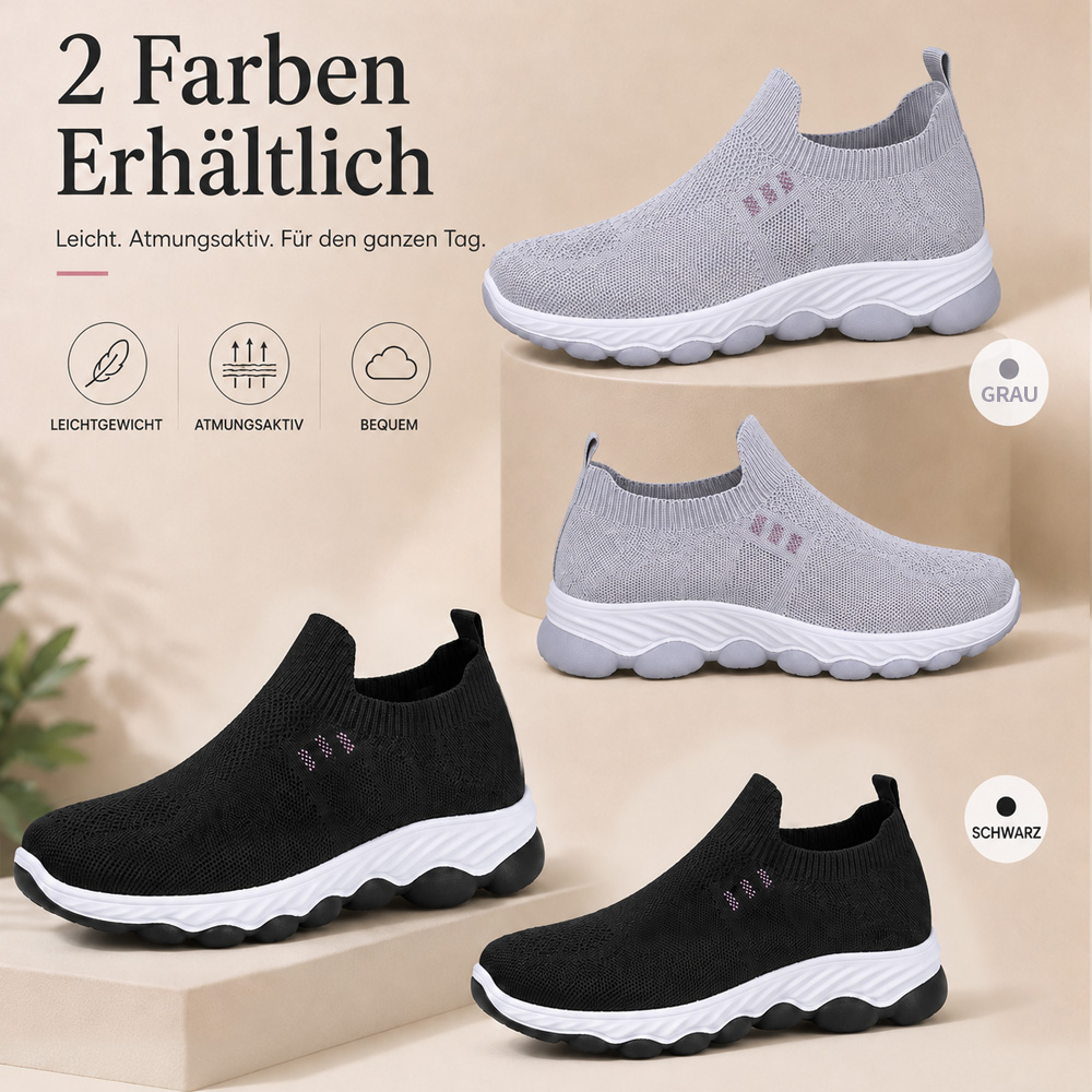 ✨ Bestseller 2026 🏆Damen Komfort-Slipper aus Mesh – Atmungsaktiv, Leicht & Rutschfest 👟 𝐋𝐄𝐓𝐙𝐓𝐄𝐑 𝐓𝐀𝐆: 𝟖𝟎 % 𝐑𝐀𝐁𝐀𝐓𝐓 