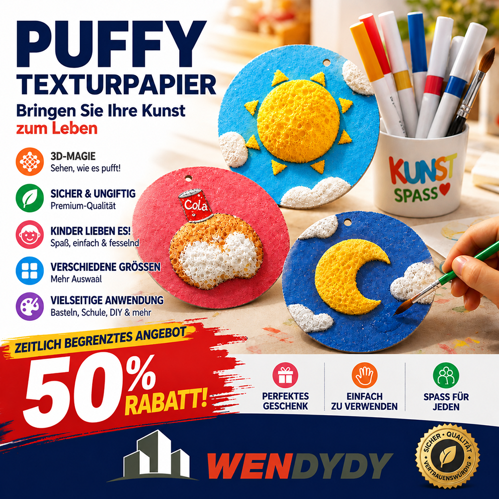 👑 IEY® 3D-Quellpapier | 50 % Rabatt auf den zweiten Artikel