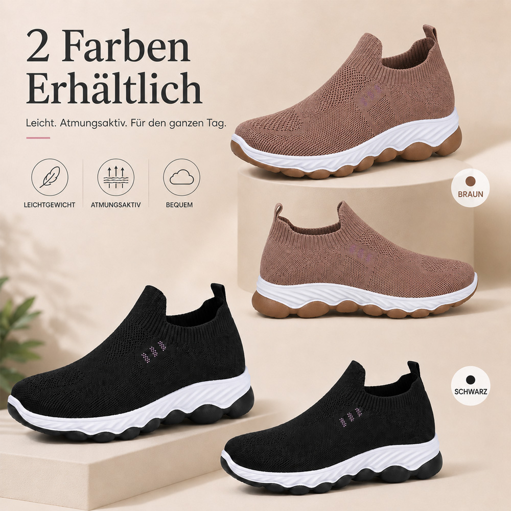 ✨ Bestseller 2026 🏆Damen Komfort-Slipper aus Mesh – Atmungsaktiv, Leicht & Rutschfest 👟 𝐋𝐄𝐓𝐙𝐓𝐄𝐑 𝐓𝐀𝐆: 𝟖𝟎 % 𝐑𝐀𝐁𝐀𝐓𝐓 