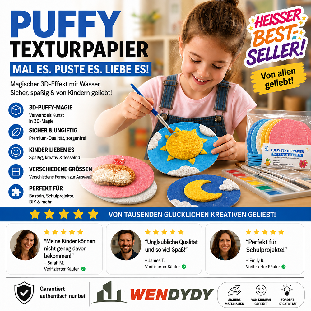 👑 IEY® 3D-Quellpapier | 50 % Rabatt auf den zweiten Artikel