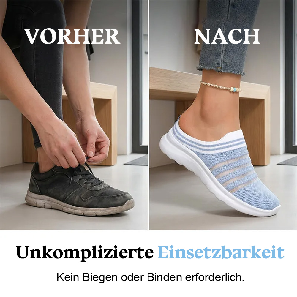 ✨Atmungsaktive Mesh-Slip-On-Mule-Sneaker für Damen-𝐋𝐄𝐓𝐙𝐓𝐄𝐑 𝐓𝐀𝐆: 𝟖𝟎 % 𝐑𝐀𝐁𝐀𝐓𝐓