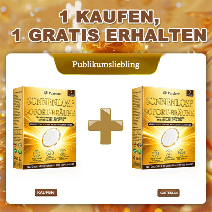 Offizieller Store | ☀️☀️ Purelora® Sofort-Bräunungs-Mikronadelpflaster ohne Sonne 🇩🇪 Nur 1× täglich anwenden | Sichtbar bronzene Bräune in nur 7 Tagen ✅ Kein UV • Kein Orangestich • Keine Streifen • Kein DHA • Kein Schmutz