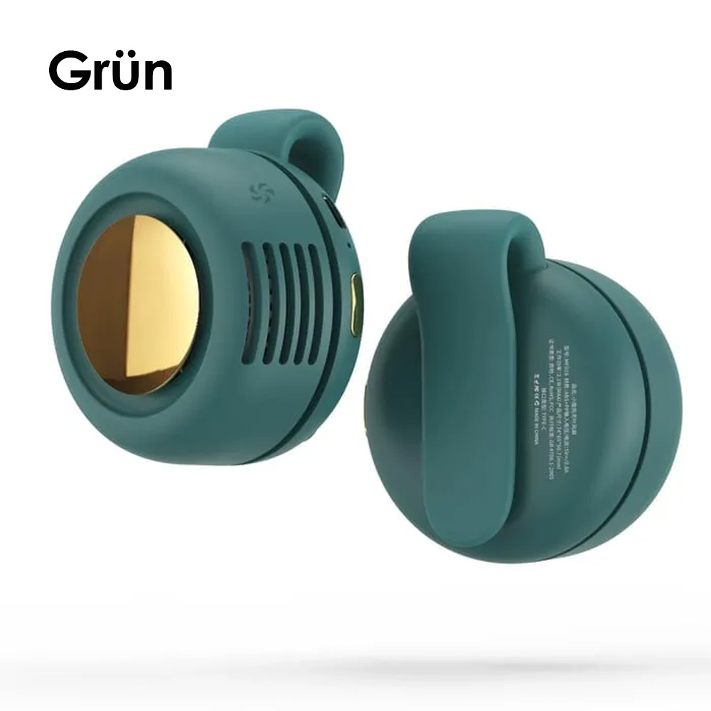 🔥360° Rotatable Portable Mini Clip-on Fan ❄️Tragbarer, leiser, blattloser Mini-Elektroventilator