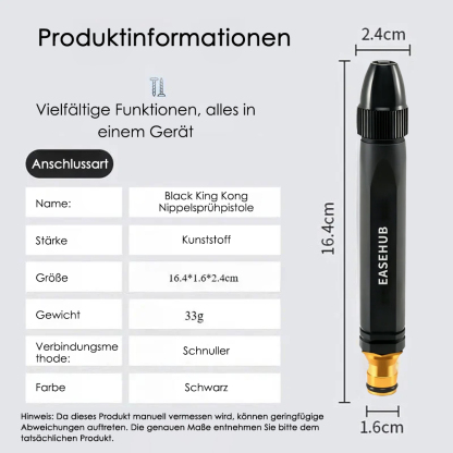 👑 Leistungsstarker Hochdruckreiniger für Auto, Zuhause & Garten - ⏰LETZTER TAG: 80 % RABATT