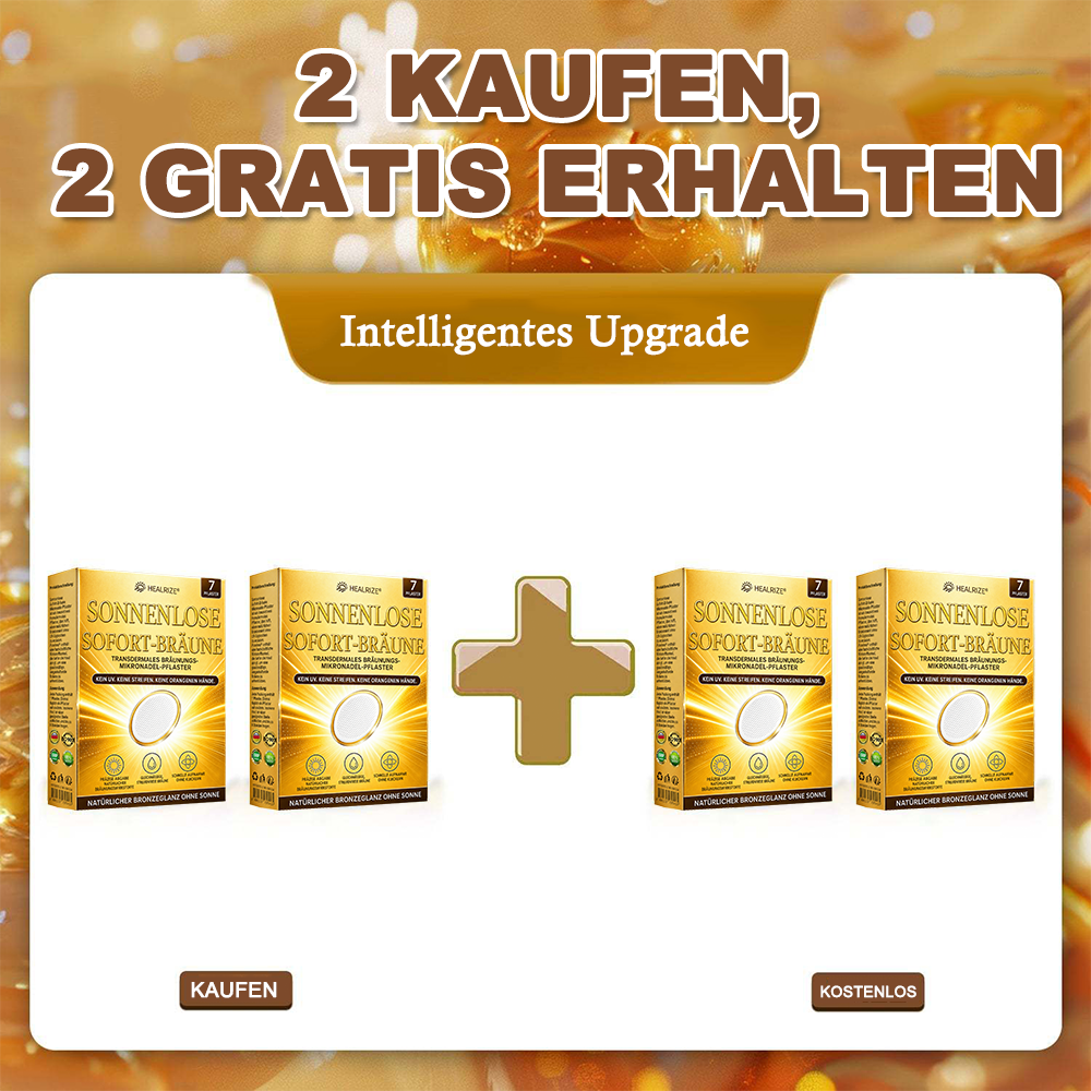🇩🇪DE-Offizieller-Store | Healrize® Sofort-Bräunungs-Mikronadelpflaster ohne Sonne - Nur 1× täglich anwenden | Sichtbar bronzene Bräune in nur 7 Tagen ✅ Kein UV • Kein Orangestich • Keine Streifen • Kein DHA • Kein Schmutz