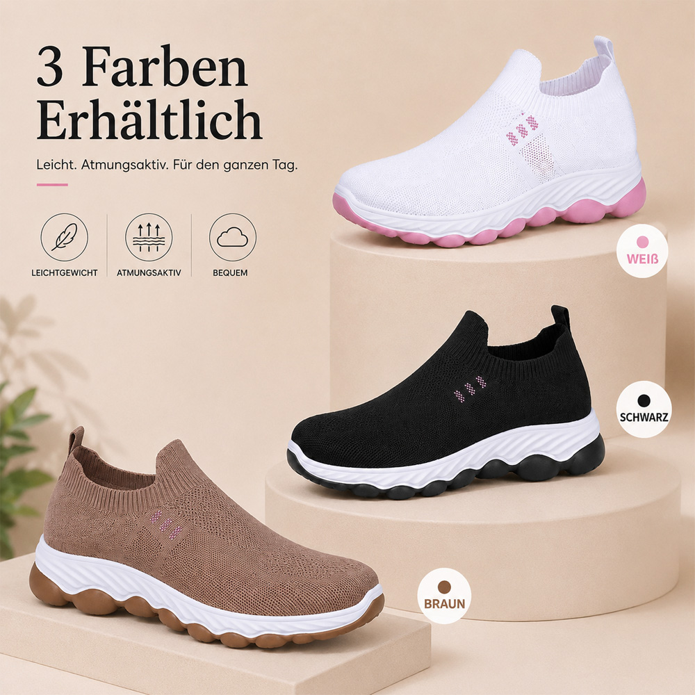 ✨ Bestseller 2026 🏆Damen Komfort-Slipper aus Mesh – Atmungsaktiv, Leicht & Rutschfest 👟 𝐋𝐄𝐓𝐙𝐓𝐄𝐑 𝐓𝐀𝐆: 𝟖𝟎 % 𝐑𝐀𝐁𝐀𝐓𝐓 