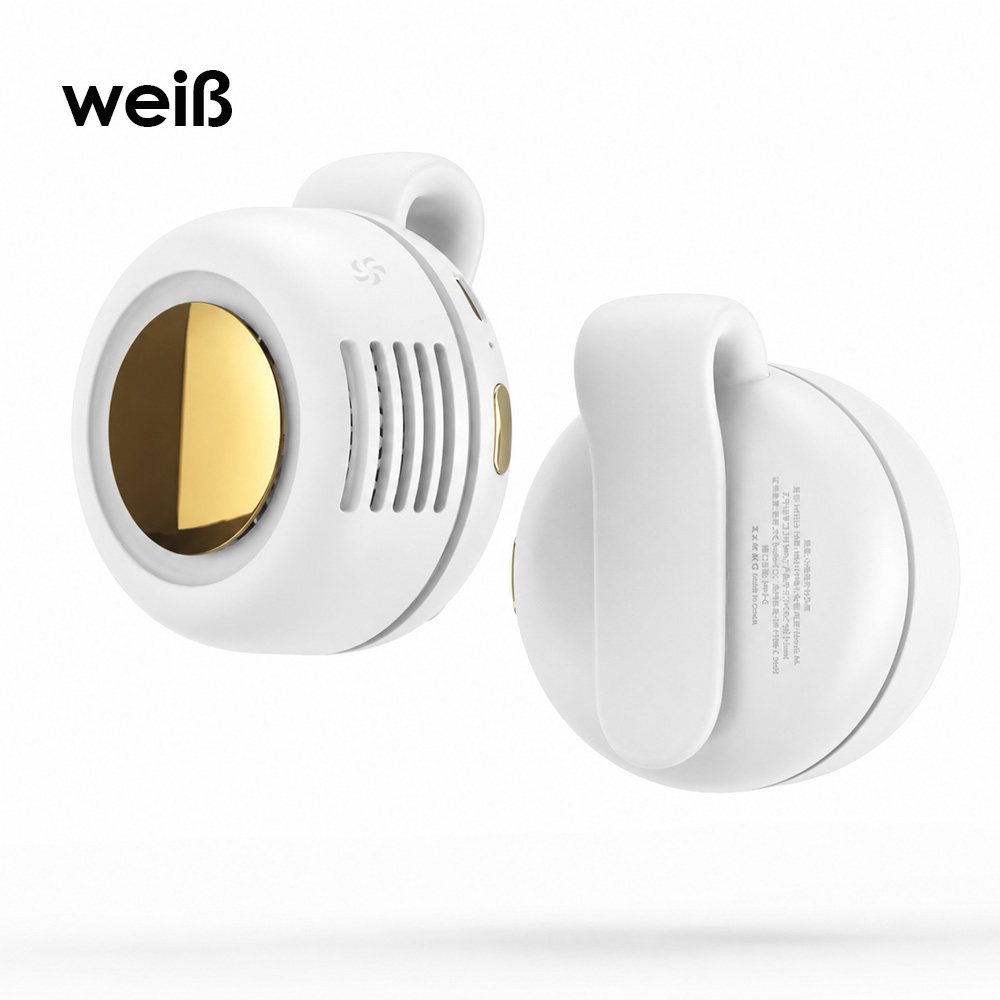🔥360° Rotatable Portable Mini Clip-on Fan ❄️Tragbarer, leiser, blattloser Mini-Elektroventilator