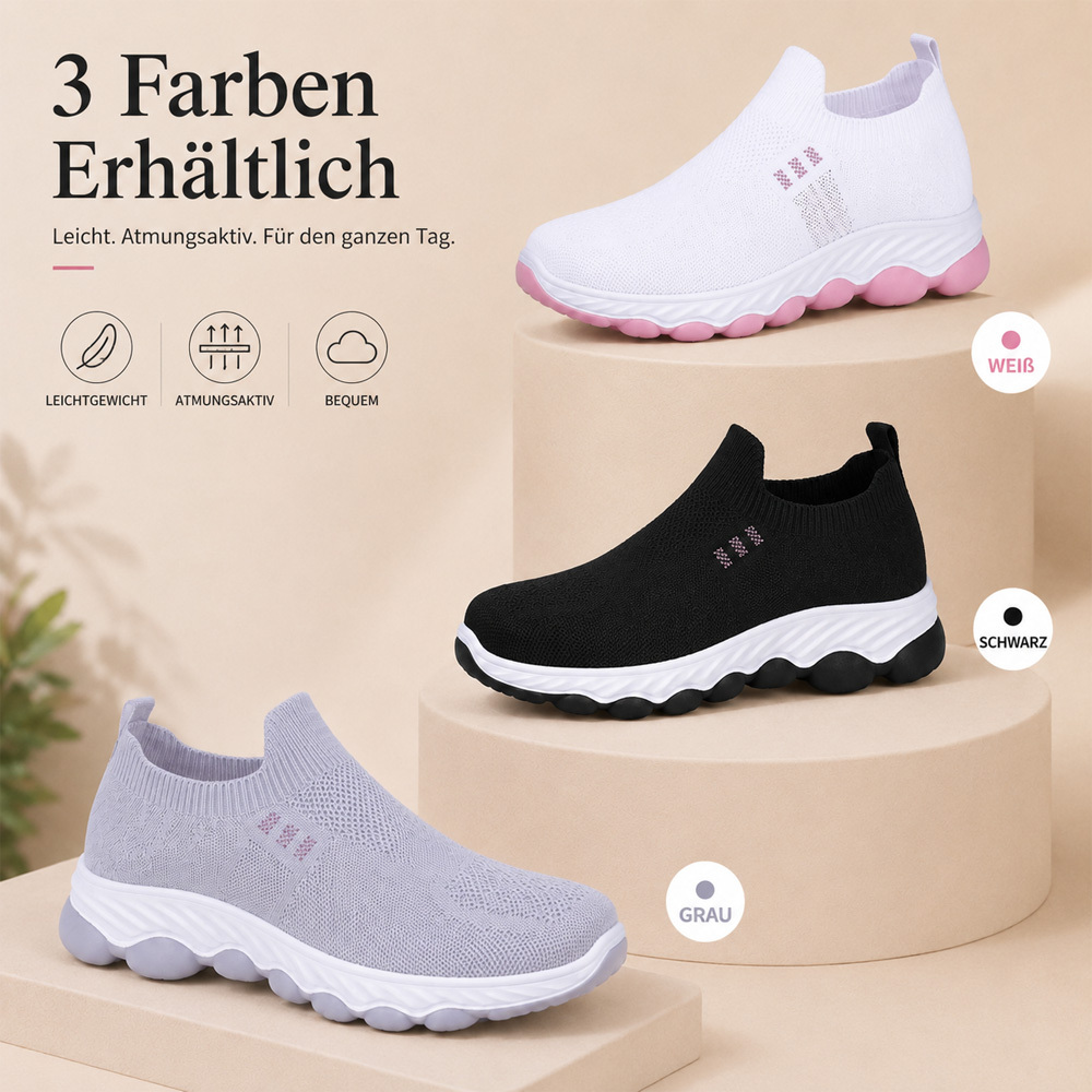 ✨ Bestseller 2026 🏆Damen Komfort-Slipper aus Mesh – Atmungsaktiv, Leicht & Rutschfest 👟 𝐋𝐄𝐓𝐙𝐓𝐄𝐑 𝐓𝐀𝐆: 𝟖𝟎 % 𝐑𝐀𝐁𝐀𝐓𝐓 