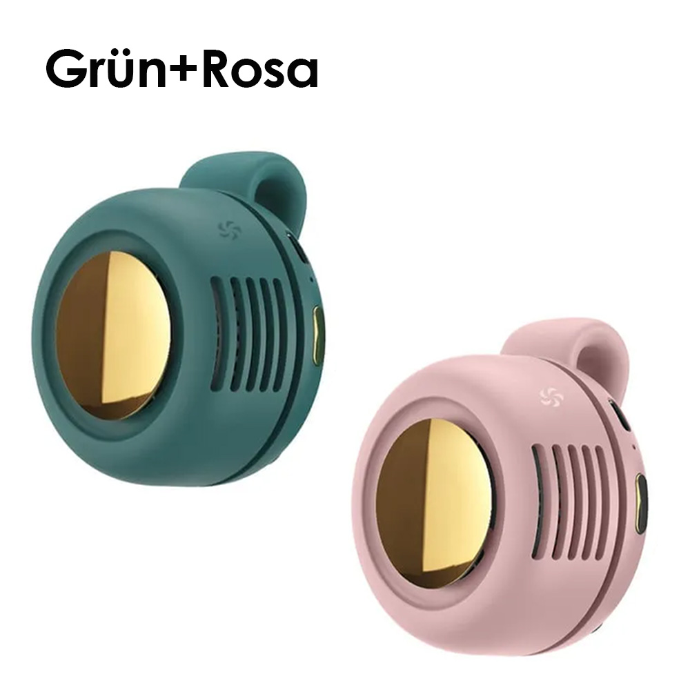 🔥360° Rotatable Portable Mini Clip-on Fan ❄️Tragbarer, leiser, blattloser Mini-Elektroventilator