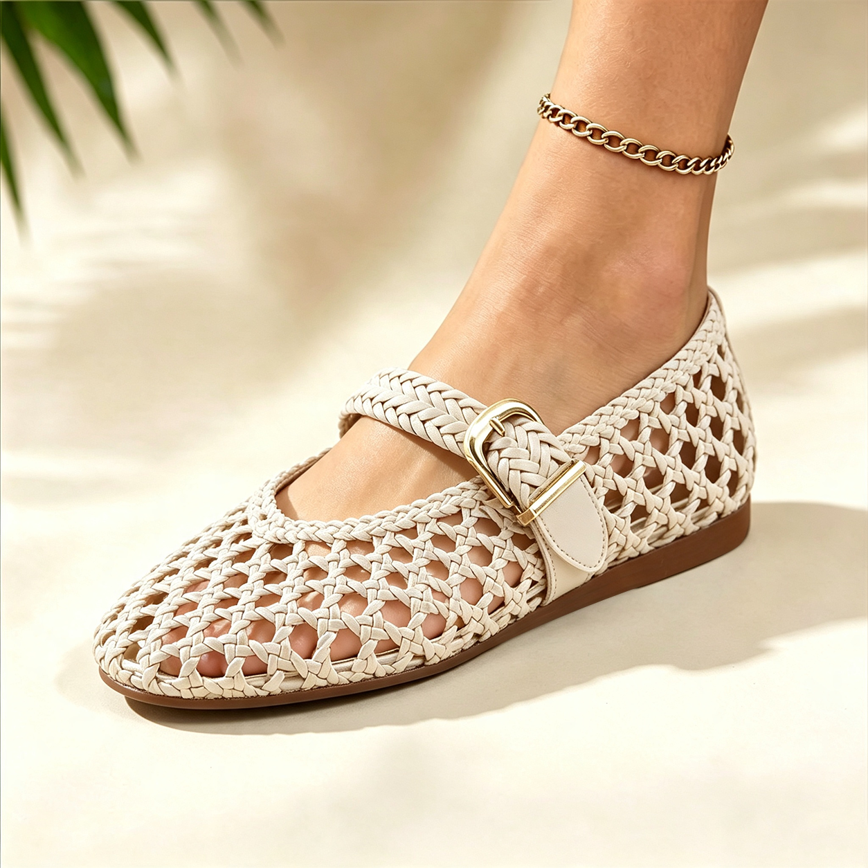 💖 LETZTER TAG: 80 % RABATT ⭐  Französische Flechtschuhe für Damen⭐ – Leichte & stilvolle Schuhe für den Sommer