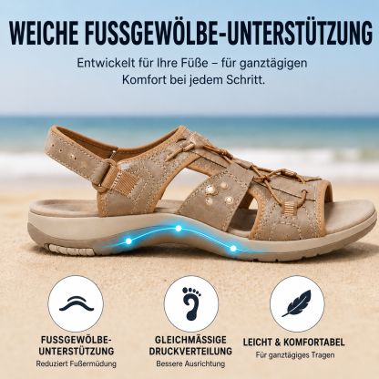 🏆 Bestseller 2026 – Die beliebtesten ultra-bequemen und verstellbaren Sandalen mit Fußgewölbestütze für Damen ☁️💆‍♀️